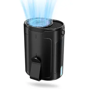 Portable Waist Fan with Dual Clip up to 25 H 4 Speeds 6600 RPM Gale-Force Airflow Wearable Belt Fan Neck Fan for Sport Outdoor Jobsite Traveling