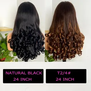 Baba Curl 13x4 Lace Front Human Hair Wig Pre Plucked Raw Vietnamese Hair 250 Density Super Double Drawn 100% Human Hair Wigs