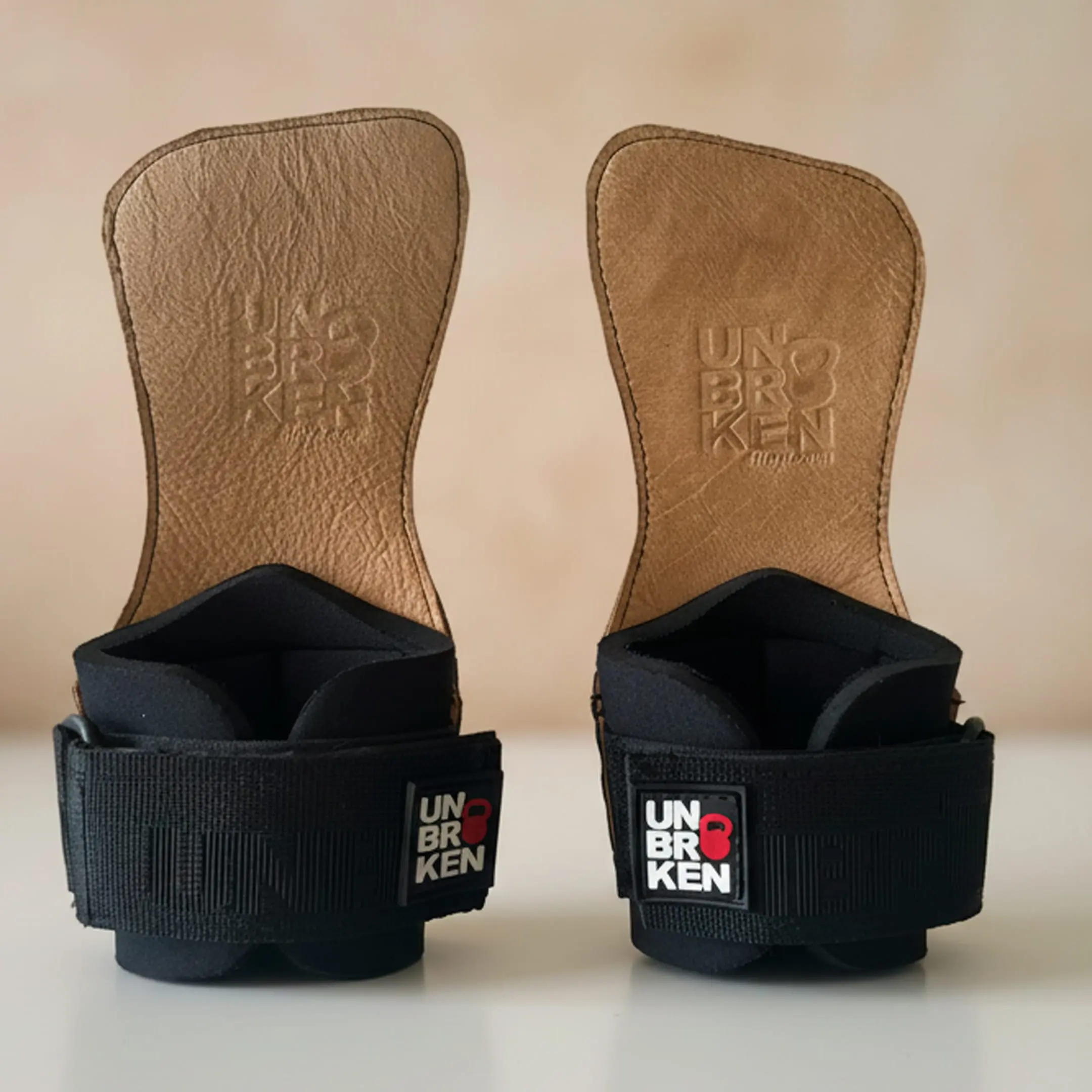 Unbroken Speed Grip Pro 3.0 with Wrist Bands - Genuine Leather & Sticky Rubber for Secure Fit - Includes Sweat Wristbands & Callus Remover