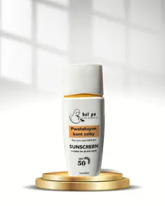 Pwoteksyon Kont Solèy Sunscreen SPF 50 - Suitable for All Skin Types, 50ml Bottle