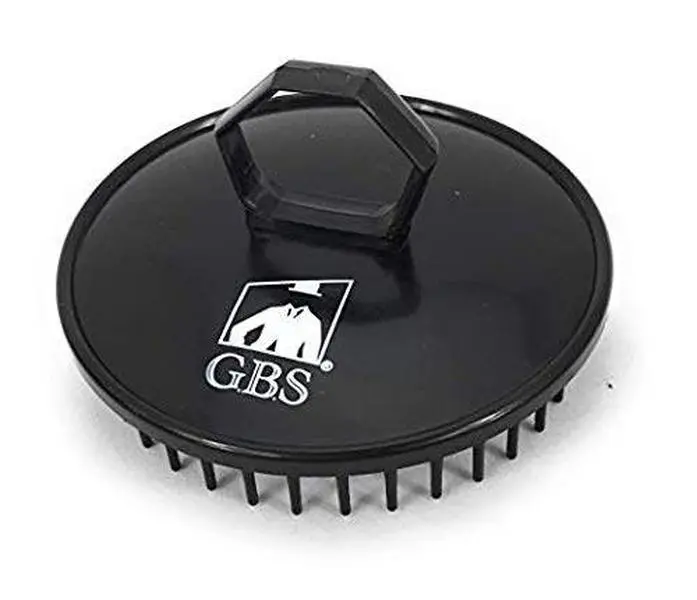 GBS Soft Black Scalp Hair Massage Brush Anti Dandruff Scalp Care Helps in Hair Growth for Men & Women Perfect Grooming Essential