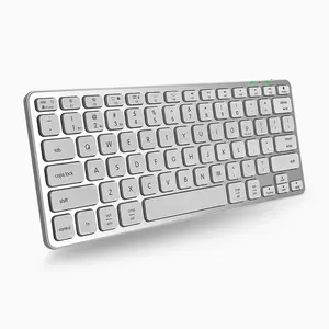 Portable Bluetooth Keyboard for Mac - Compact Aluminum Rechargeable