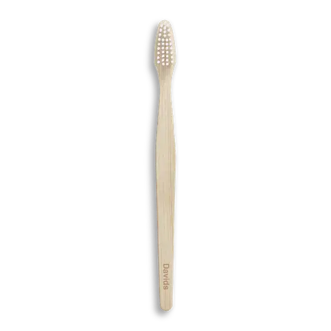 Davids Premium Bamboo Toothbrush for Adults - BPA-Free, Eco-Friendly, Bisphenol A (BPA)-Free Care, Plant-Based Soft Bristles, Gentle Clean, Biodegradable, Gum Health, Fresh Breath Oral Self Care Product