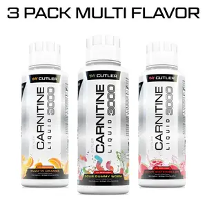Cutler Nutrition Carnitine 3000 Liquid | Energy Support, Sugar Metabolism & Post-Workout Recovery Supplement