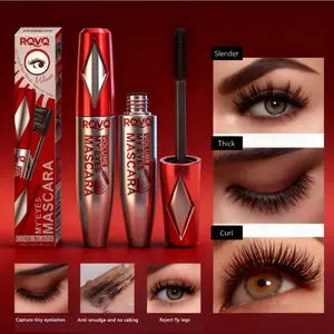 Dual-effect 4D Three-dimensional Elongation Mascara Is Waterproof and Does Not Smudge, Thick and Slender Curls, Lengthening Mascara