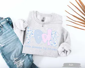 Pediatric Nurse T-Shirt / Sweatshirt / Hoodie , Peds Nurse, Pediatrician Gift Idea, PICU Nurse Appreciation, Future Pediatric Crew Shirt Cotton