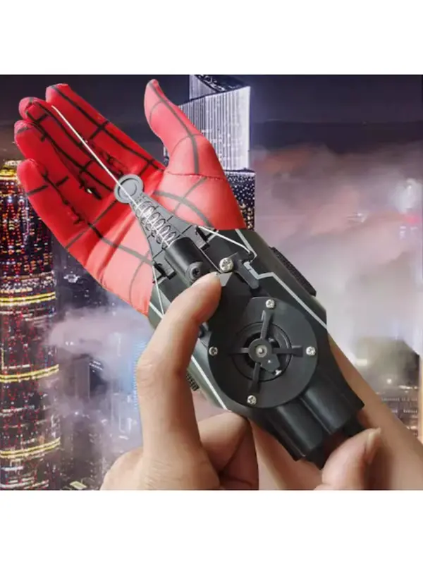 Spider Web Shooter Toy, Cosplay Launcher Glove, Superhero Wrist Launcher Toy for Kids Boys Cosplay Party