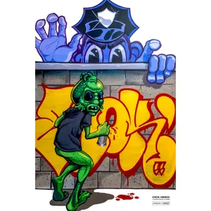 Ewok One's Swamp Monster Poster