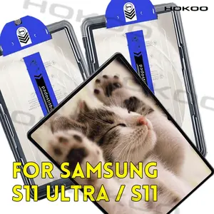 2-piece set suitable for Samsung Tab S11 11 inch tempered glass 9H hardness, shatterproof, bubble free, easy to install tablet screen protector film