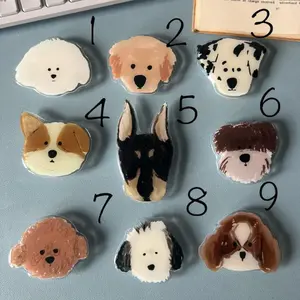 MAGNETIC OPTIONS Cute Dog Phone Grip SmartphonesSecure Hold Dog LoverPhone Stand MountKindle HolderUnique Animal Gift Puppy Ebook Stand