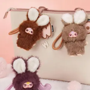 【YW】-Super Mini Bunny Mystery Boxes Bag Pendant Bunny Plush Dolls Soft Collectibles Hidden Style 2 Hidden Probability:1/72