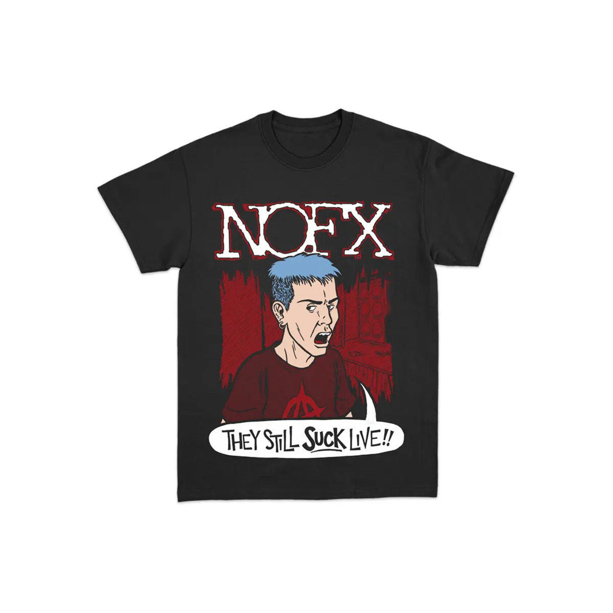 Vintage NOFX STILL SUCK Rock Band New Black T-shirt