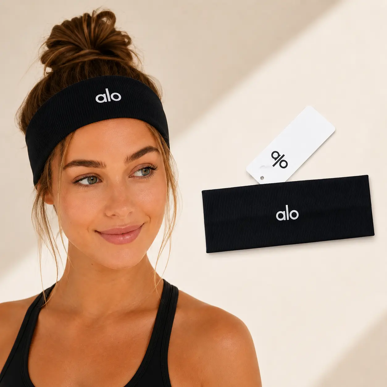 Premium Wide Ribbed Workout Headband for Women, Soft Stretch Non-Slip Sweatband, Moisture-Wicking Athletic Hair Band for Yoga, Running, Pilates, Tennis, Gym, Skincare, Fitness & Everyday Style