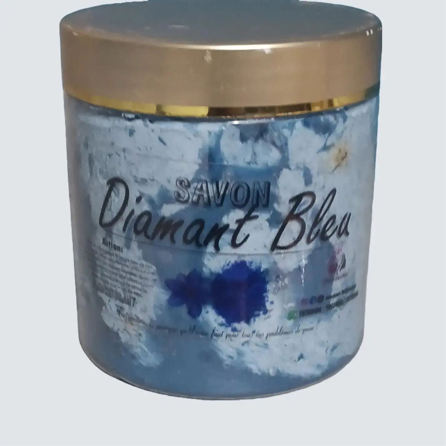 Diamant Bleu Brightening Body Care Soap (500G) - Luxurious Bathroom Soap, Body Cleansing Product for Radiant Skin, Glow Enhancement, Body Cleansing Products