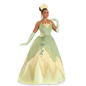 Disney Women's Princess and the Frog Deluxe Tiana Costume (© Disney)