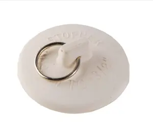 Fit All Rubber Stopper 1" x 1-3/8" Pack of 10 White Stopper 1 to 3/8 Inches Diameter