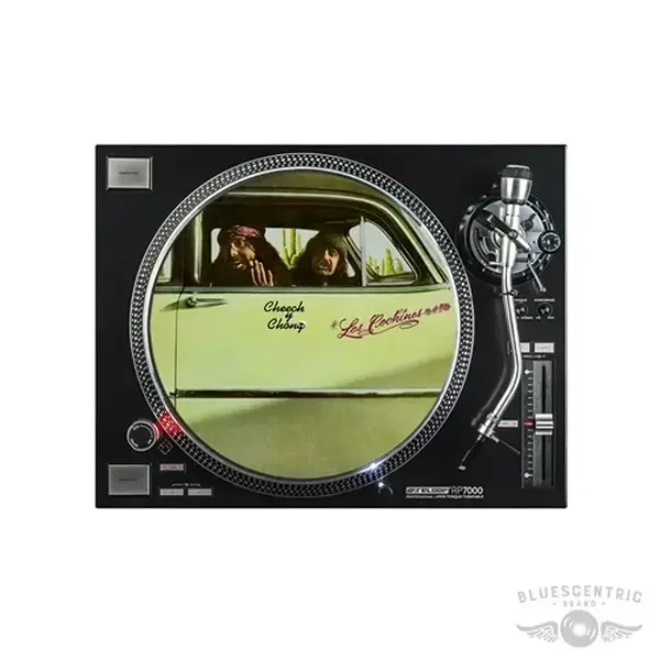 Cheech & Chong's Los Cochinos Felt Fabric Dye-Printed Turntable Vinyl Record Slip Mat