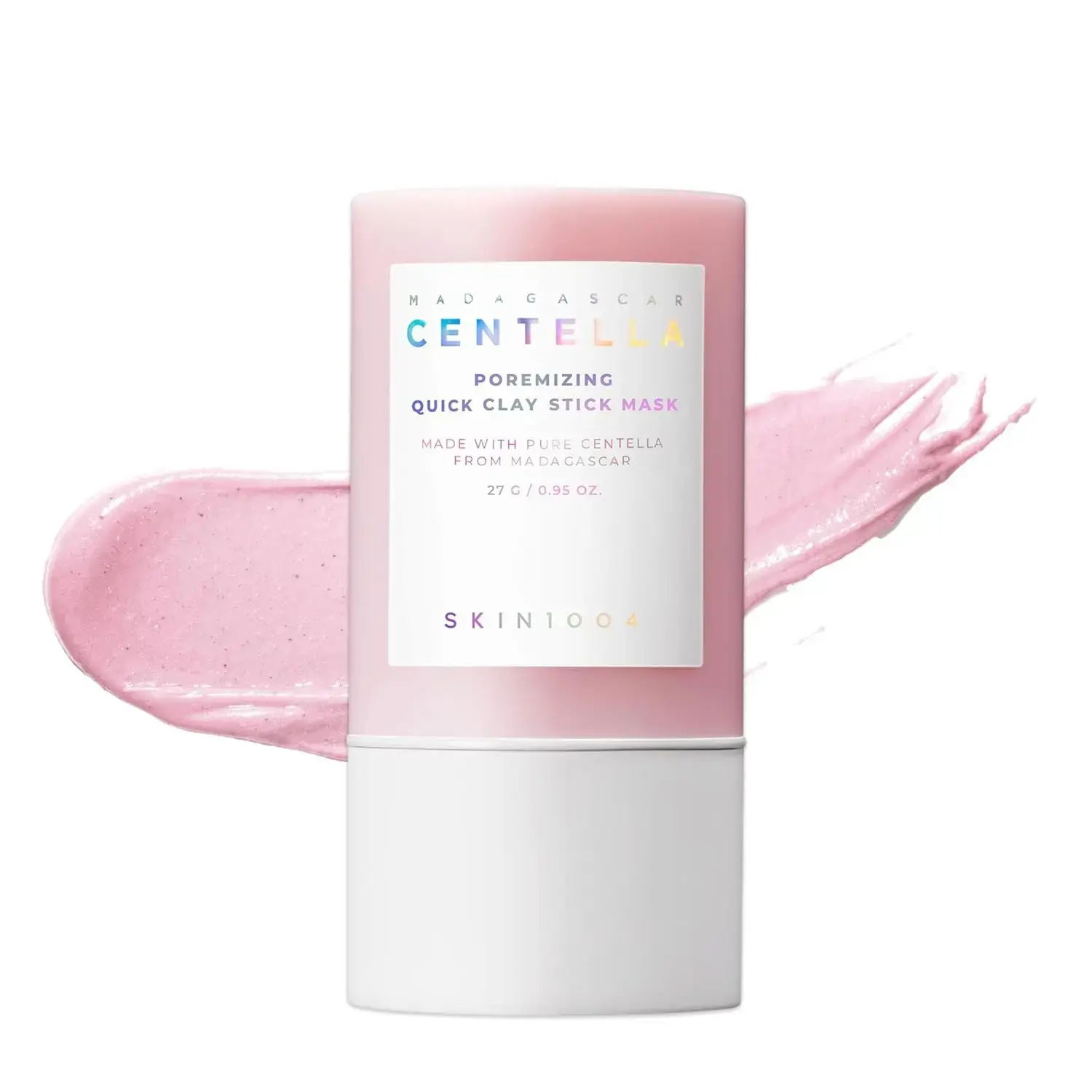 Madagascar Centella Poremizing Quick Clay Stick Mask, Vegan Clay Stick, Moisturizing Essence, Hydrated Skin, EasyTo Apply, For All Skin Types, Smooth Skin, Viral Korean Clay Stick Mask Moisturizer