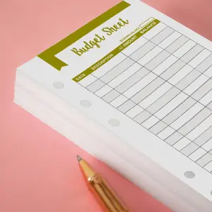 20pcs Expenses Tracker Budget Sheets, A6 Money Saving Wallet Inserts, Budget Envelopes, Money Envelopes, Budget Planner, Bill Organizer, Stationery