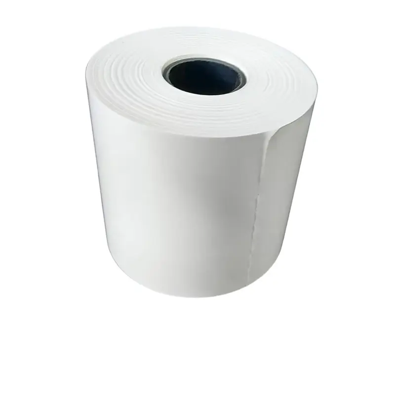 Celion Sticky Thermal Label Paper Roll, 3.125'' x 170', 1 inch Core, Full Coverage Adhesive, Repositionable Linerless, 70GSM