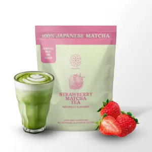 Matcha Strawberry – Premium Shade-Grown Japanese Matcha, Sweetened with Organic Sugar, 20 Servings Matcha Strawberry – Premium Shade-Grown Japanese Matcha, Sweetened with Organic Sugar, 20 Servings