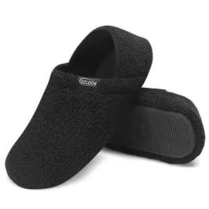Women & Men Cozy House Slippers with Anti-Slip Sole Soft Warm Indoor Outdoor Slides Lightweight Portable for Travel Hotel Daily Home Use Comfortable Foldable Heel Slipper Shoes for Autumn Winter Spring
