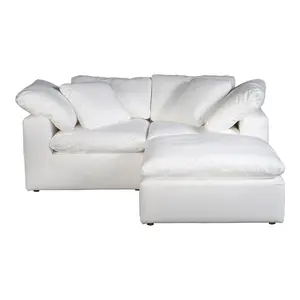 Moe's Home Collection Terra Condo Nook Cream White Modular Sectional