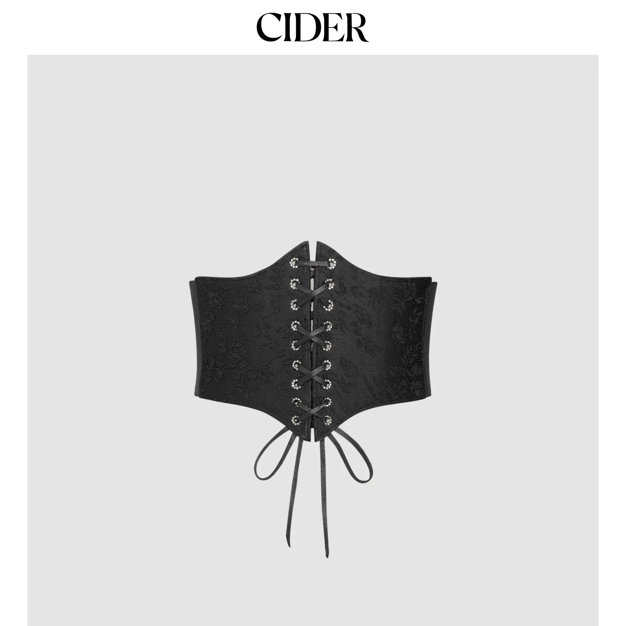 Cider [3 colors, size One Size-One Size] Lace Up Corset Belt