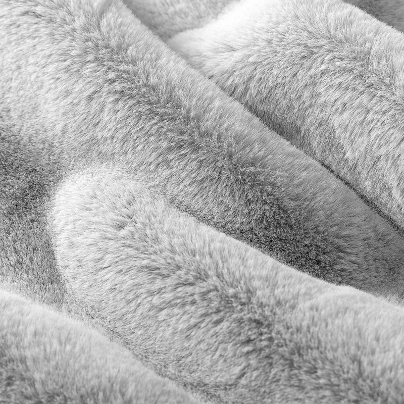 Bare Home Faux Fur Blanket - Luxurious, Cozy Warm Throw Blanket