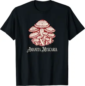 Amanita Muscaria Magic Mushroom Cottagecore Goblincore Trend T-Shirt - Lydiagarcia Shop 70B0CHH8G5QK