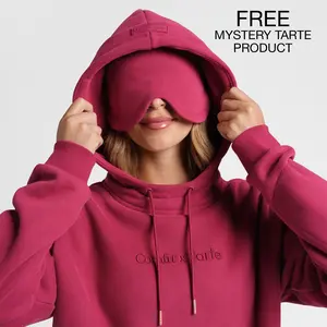tarte x comfrt airplane mode travel hoodie + FREE mystery tarte product tarte x comfrt airplane mode travel hoodie + FREE mystery tarte product