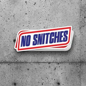 Hard Hat Sticker -No Snitches- Check, Hard Hat Sticker, Blue Collar Sticker, Construction Sticker, Hard hat stickers