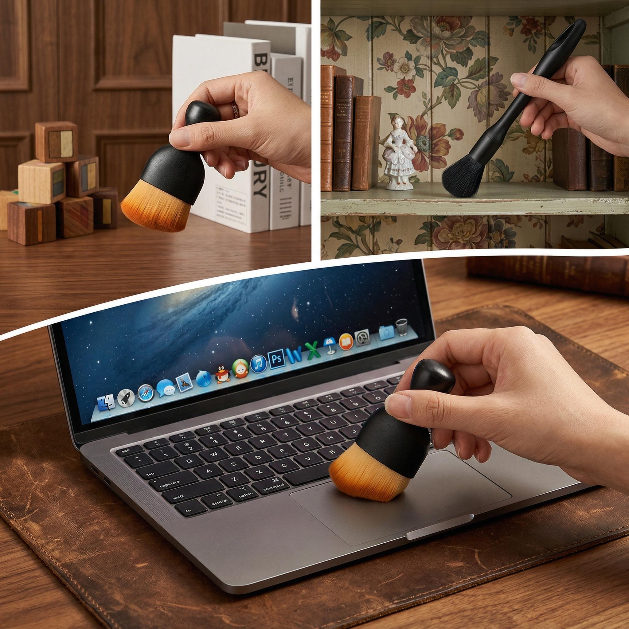 4Pcs Car Detailing Brush Set, Soft Auto Interior Cleaning Brushes for Dust Removal, Portable Car Valeting Kit, Professional Car Cleaning Supplies for Interior, Automotive Detailing Tools