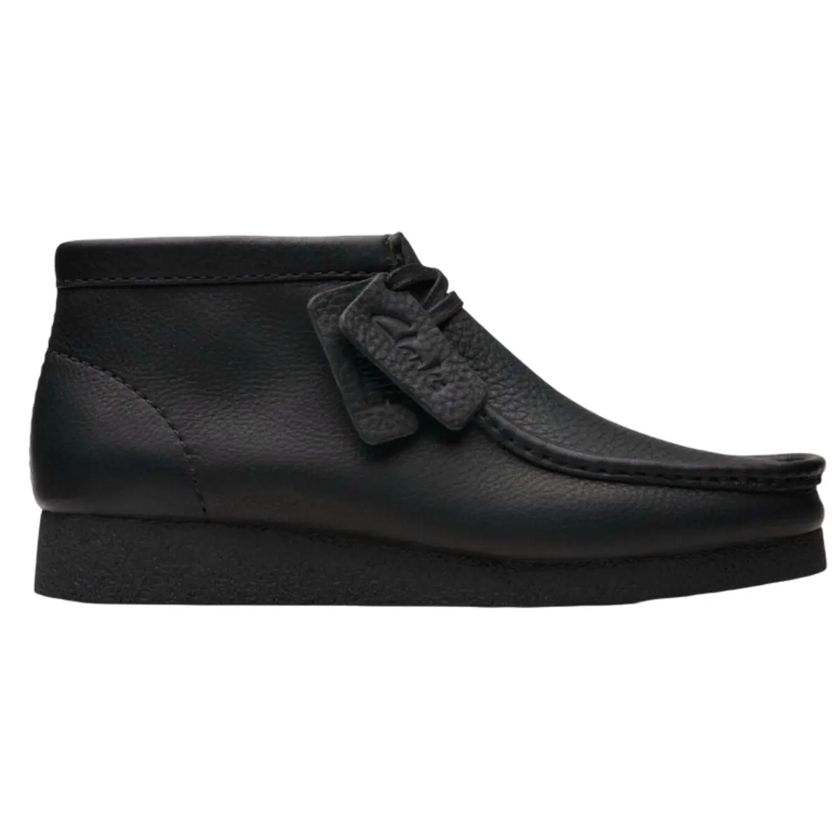 Clarks Wallabee Evo Boot Black Leather Men's Fashion Shoes New