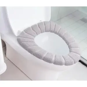 Toilet Seat Cover Warm Soft Acrylic Washable Mat Home Decor Bathroom Accessory Closestool Mat Seat Case Toilet Lid Cover Accessories Bathroom Home Toilet Seat Protector Toilet Seat Covers For Bathroom
