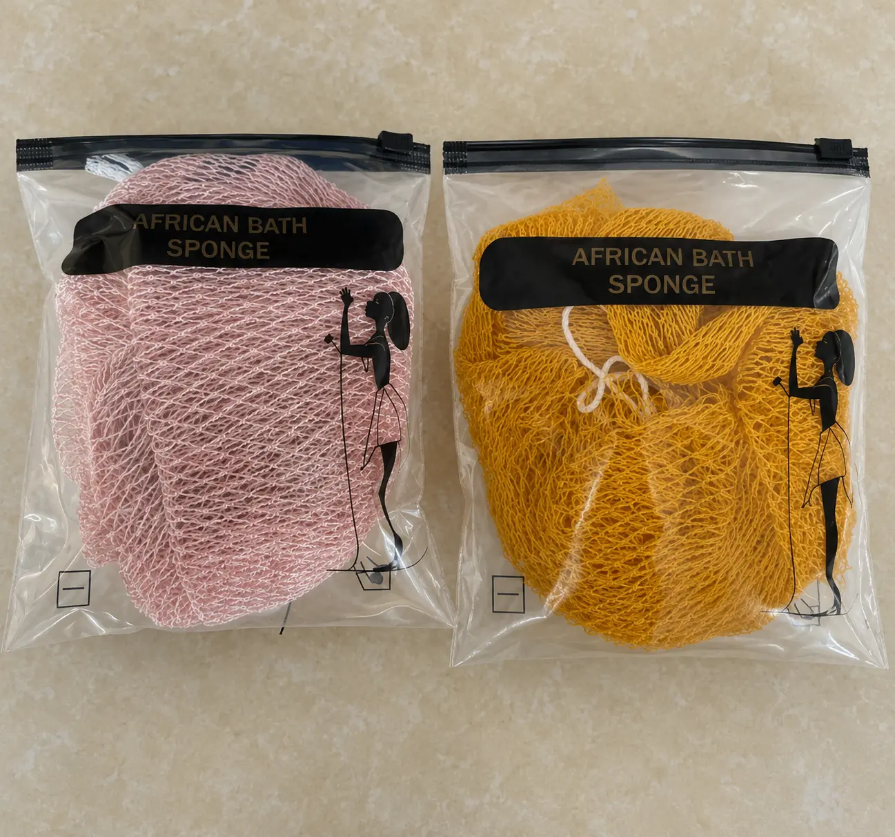 Authentic African Exfoliating Net Bath Sponge - Buy 1 Get 1 Free Beauty & Personal Care Accessory for Effective Cleaning, Including Stretchy Mesh Netting, Loofahs, Sponges & Poufs Accessories, African Exfoliating Net Sponge Loofahs, Sponges, & Poufs