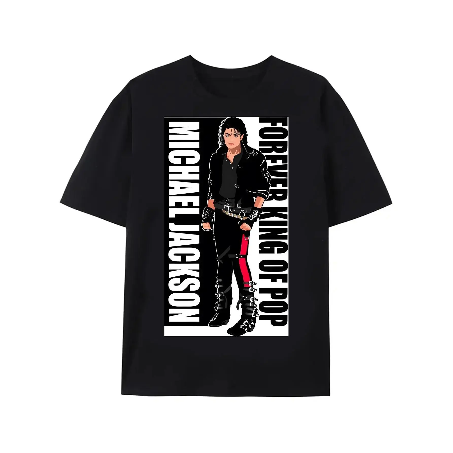 Michael Jackson's Forever King of Pop Graphic Printed T-shirt