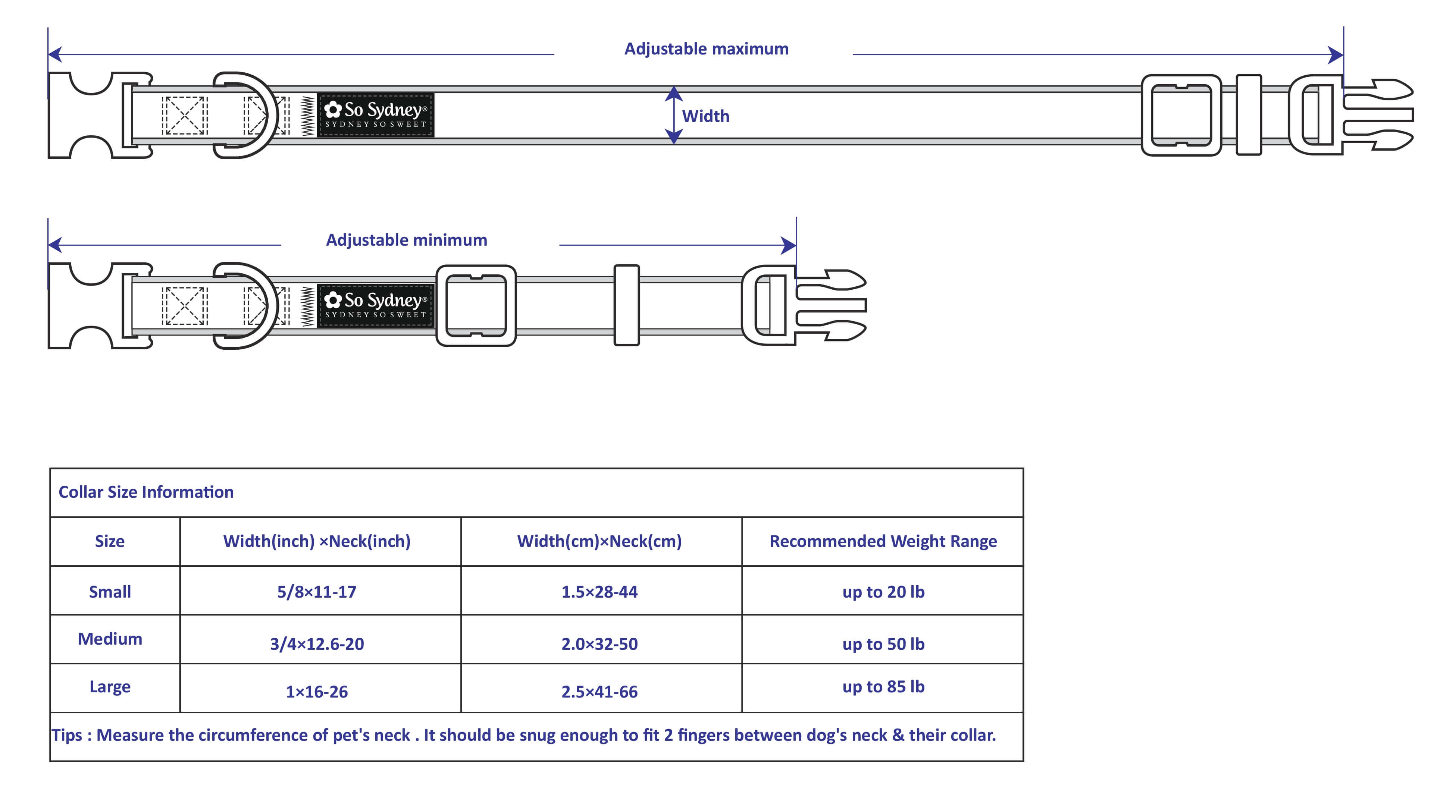 Superhero Blue Red Yellow Comfy, Adjustable Fashion Dog Collar