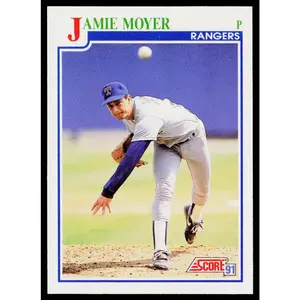 Jamie Moyer 1991 Score #437 Texas Rangers
