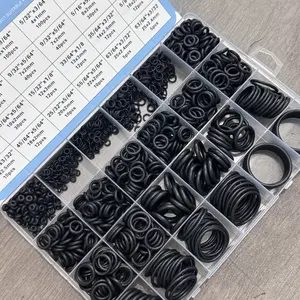 950 pieces of heavy-duty nitrile O-ring and gasket sealing kit (20 sizes, metric and imperial) - multi-purpose black O-ring, suitable for automobiles, pneumatics, pipelines, high-pressure cleaning machines, DIY repairs - batch packaging compatibility
