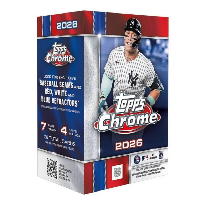 2025-2026 Topps Chrome Baseball Blaster Box. All Sales Final. Read Description