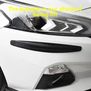 Universal car bumper guard strips, front and rear bumper trim strips, scratch and abrasion protection, widened protective stickers for car body scratch and friction prevention, and anti-collision stickers.