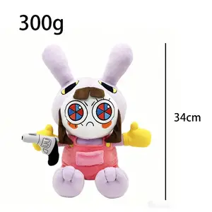 Maid Jax Plush Dolls Cotton Rabbit Doll Gaming Peripherals Male Doll Soft Doll Cute Room Decoration Toys Kids Birthday Gifts