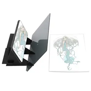 Optical Clear Drawing Board, Portable Optical Tracing Board Image Optical Painting Board Sketching With support stand, Art Supplies, Mother's day gift