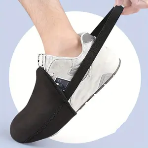 Outdoor Riding Warm and Windproof Waterproof Anti Slip Sole Protection Anti-water Lock Shoe Cover - Premium Motorbike Boots Accessories for Men and Women - Easy To Install, Durable, and Protective Gear for Riding in Rainy or Muddy Conditions