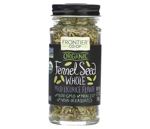 Frontier Co-op Organic Fennel Seed, Whole, 1.27 oz (36 g)