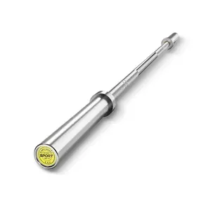Heavy Duty International Sports Barbell 7FT Steel Bar – 1000LB Capacity – 2 Inch Weightlifting & Powerlifting Bar – Ideal for Squats, Deadlifts, Bench Press, Rows, Curls – Strength Training Equipment
