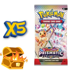 5 Prismatic Evolutions Booster Packs 5 Prismatic Evolutions Booster Packs