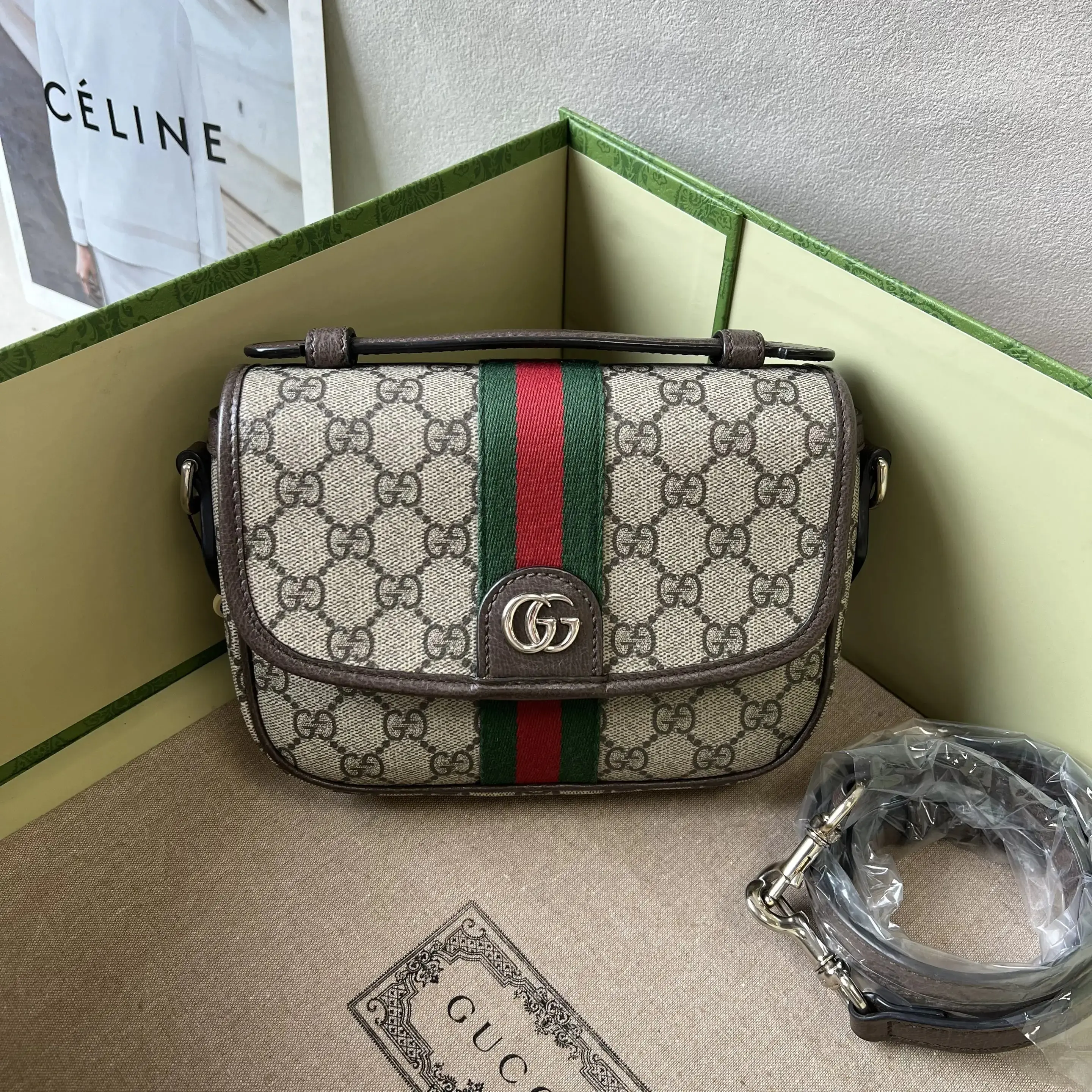 Pre-owned GUCCI Ophidia bag 0724ELLA/C8351103358
