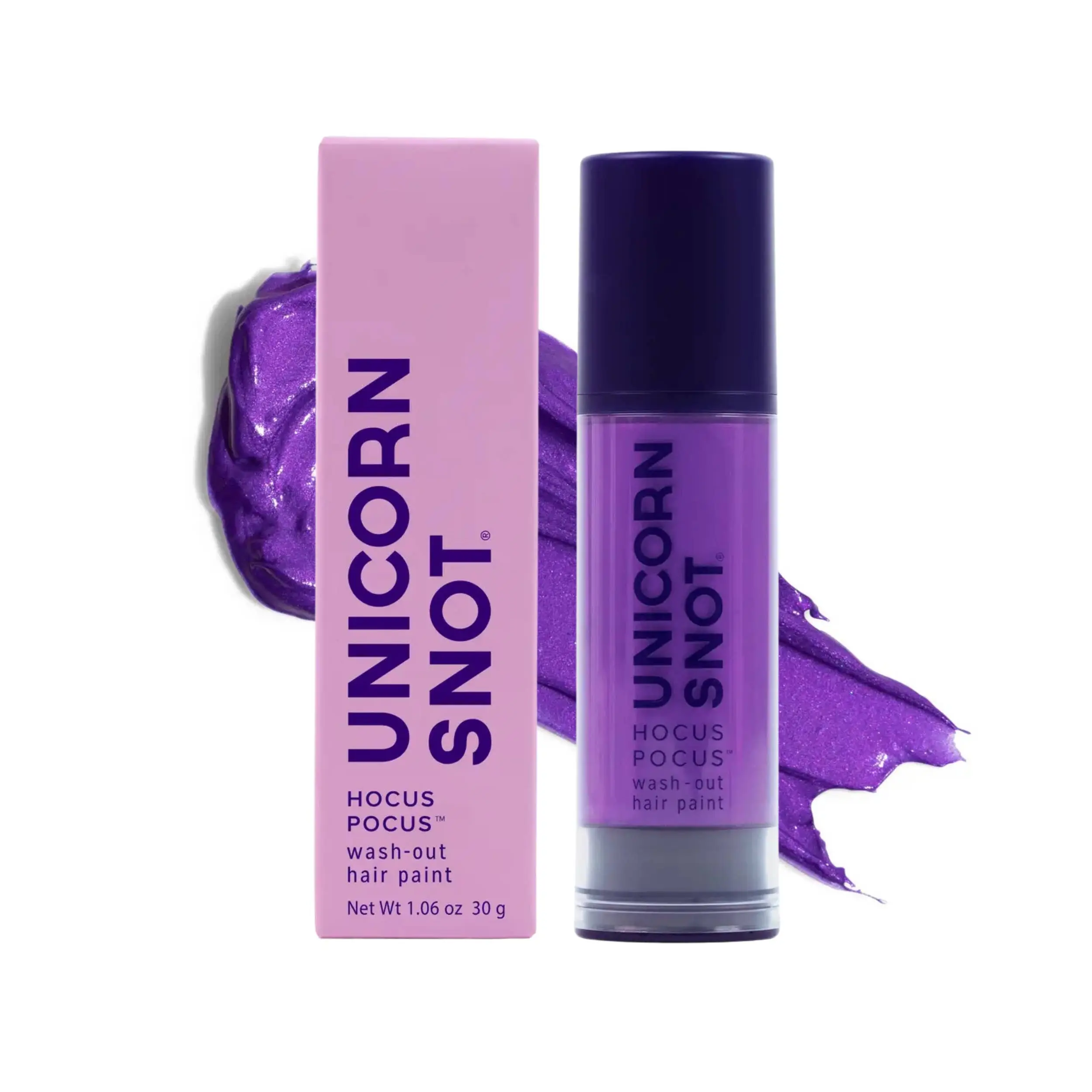 Hocus Pocus Wash Out Hair Paint, Purple-Zap Shade, Haircare Product for Temporary Hair Color Styling